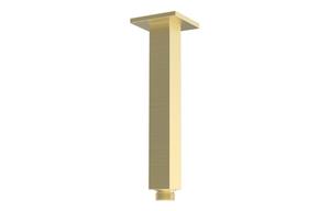 Galaxy 180mm Square Ceiling Arm - Brushed Brass